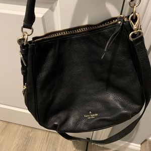 Kate spade pre loved black crossbody purse
